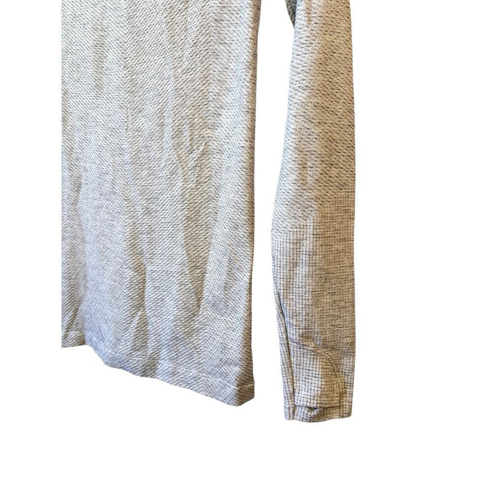 ATHLETA Flurry Blizzard Shine Turtleneck Size Small EUC $89 MSRP Grey Heather - Picture 5 of 8